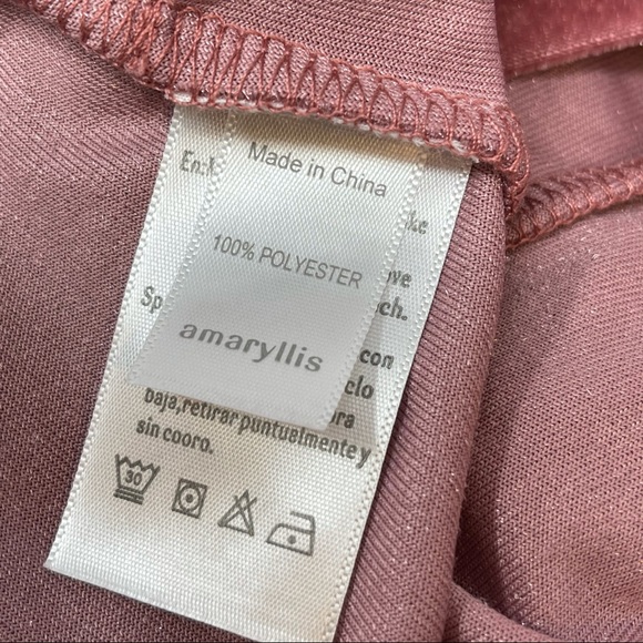 AMARYLLIS Plus Mauve Velvet Draped Duster - Picture 7 of 7